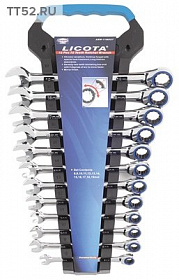 На сайте Трейдимпорт можно недорого купить Набор ключей трещоточных 72 зуба 12пр. 8-19мм ARW-11MK07. 