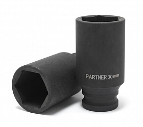 На сайте Трейдимпорт можно недорого купить Головка ударная глубокая, 30мм (6гр) 1/2" Partner PA-4458530. 